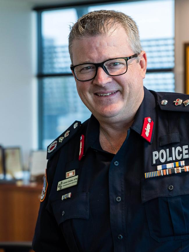 NT Police Commissioner Jamie Chalker.