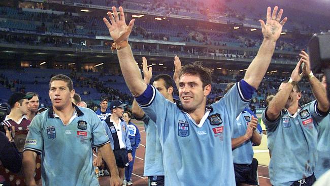 Brad Fittler was part of the victorious Blues side in 2000. Picture: Phil Hillyard.