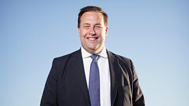 Former federal Liberal MP Jason Falinski has emerged as the frontrunner to become party’s state president. Picture: AAP.