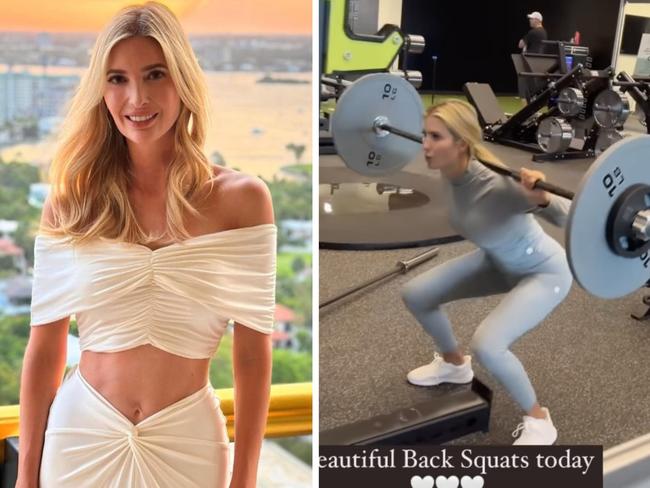 The former first daughter’s personal trainer has shed light on how the 42-year-old stays fit, describing her as a 'badass' at the gym. Picture: Instagram