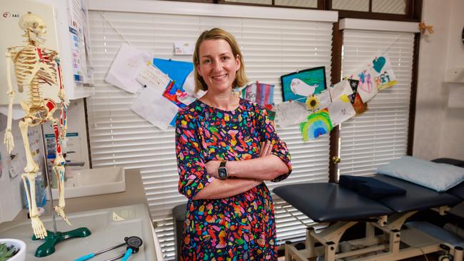 Dr Rebekah Hoffman, GP at Kirrawee Family Medical Practice, said cost of living pressures were putting the crunch on families visiting GPs. Picture: Justin Lloyd.