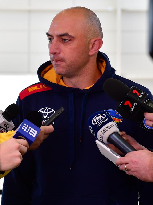 James Podsiadly says he treasures the Phil Walsh Best Team Man Award he won in 2015. Picture: Mark Brake