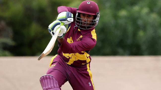 Premier: Lakshmn Shivakumar in action for Fitzroy Doncaster. Picture: George Sal