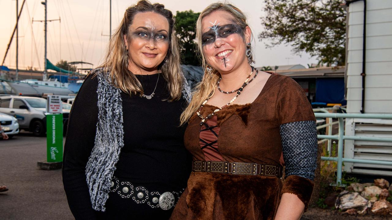 Kiani and Jess at the 2024 Dinah Beach Viking Funeral. Picture: Pema Tamang Pakhrin