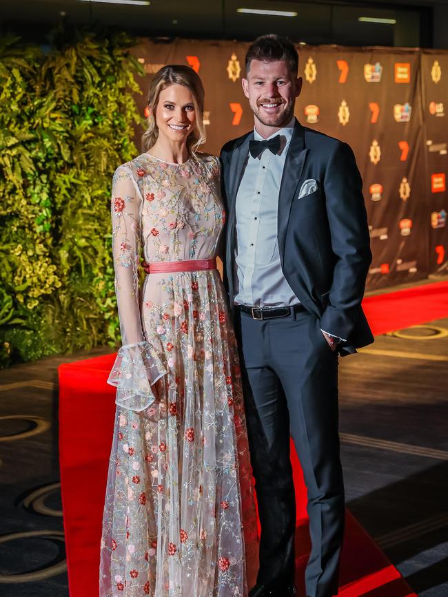 Bryce Gibbs and Lauren Gibbs. Picture: Tom Huntley