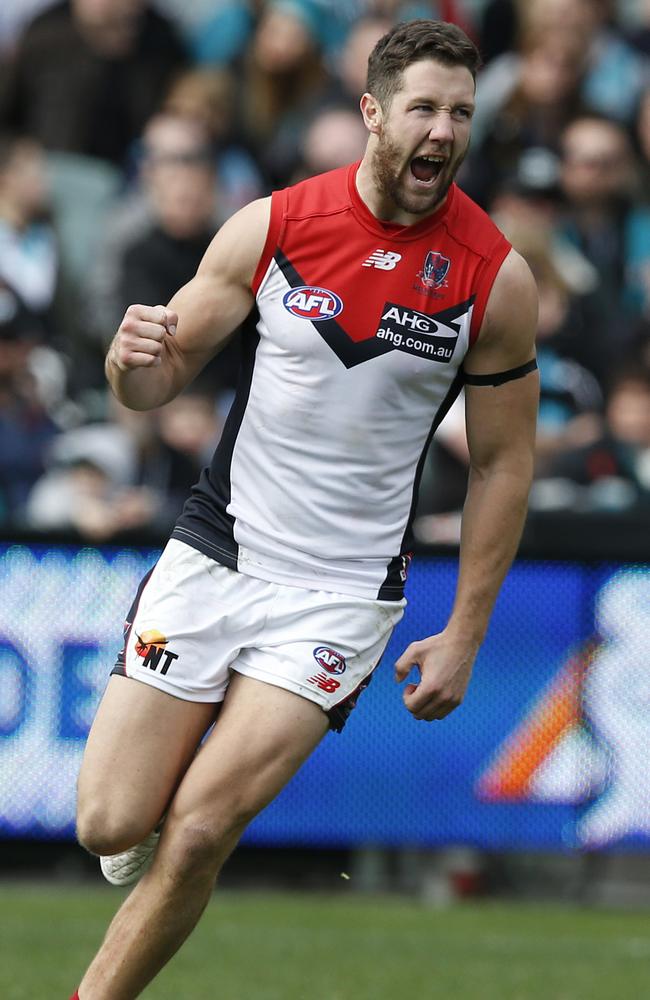 James Frawley has been offered a $3 million, five-year deal by Fremantle. Picture: Sarah Reed.