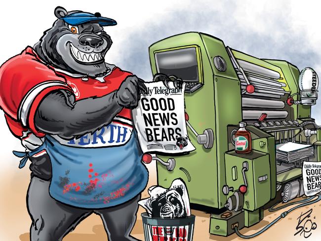 Perth Bears art by Boo Bailey