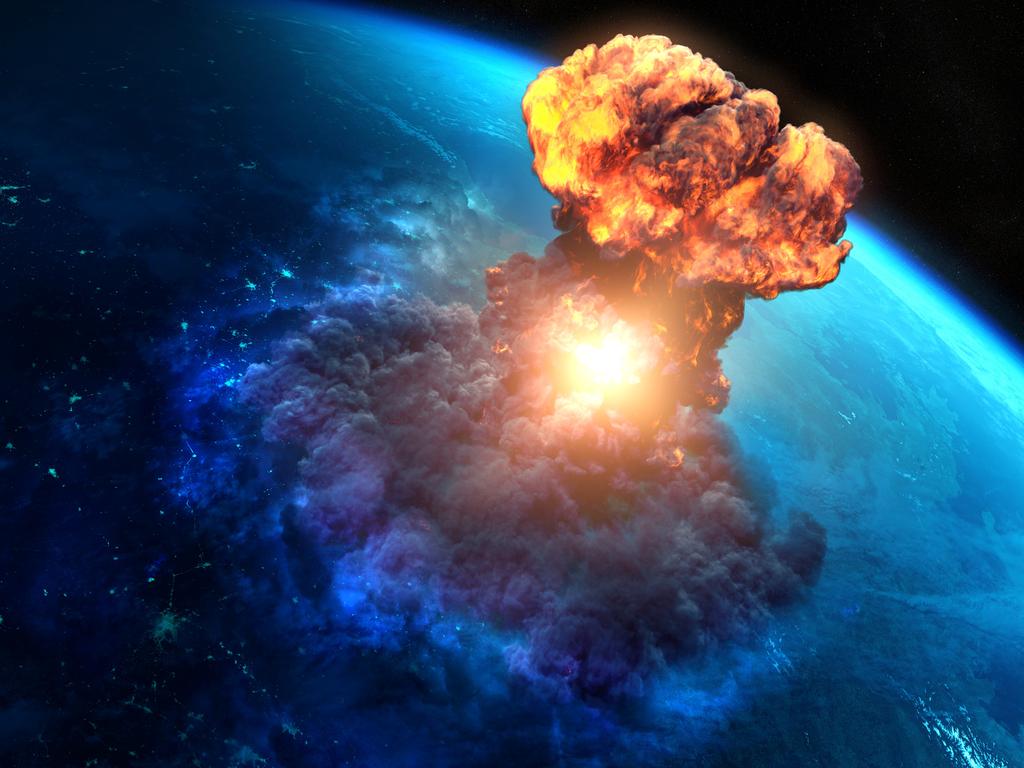 The largest of the asteroids could cause catastrophe if it hit Earth, but NASA expects it will safely sail by. Picture: Supplied