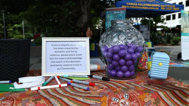 Visual representation of the domestic violence crisis in Cairns. Picture: Elodie Jakes