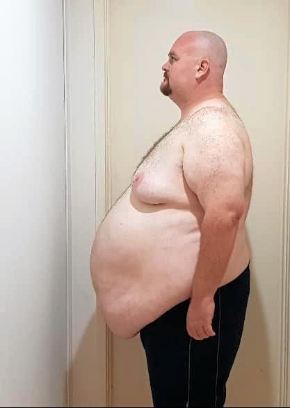 Warren two months into his weight loss journey. Picture: Warren Maltby