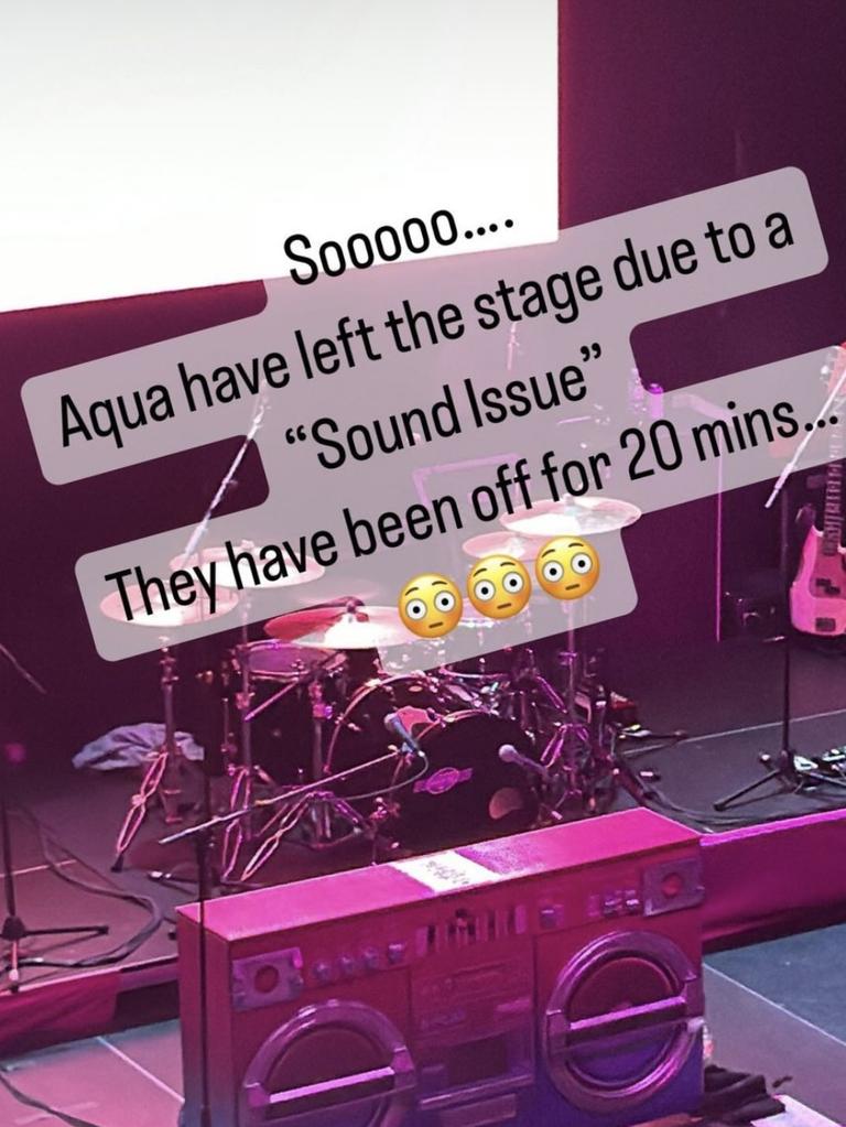 Aqua left crowds confused after bizarre on stage behaviour at their Perth gig last week. Picture: Adam1985