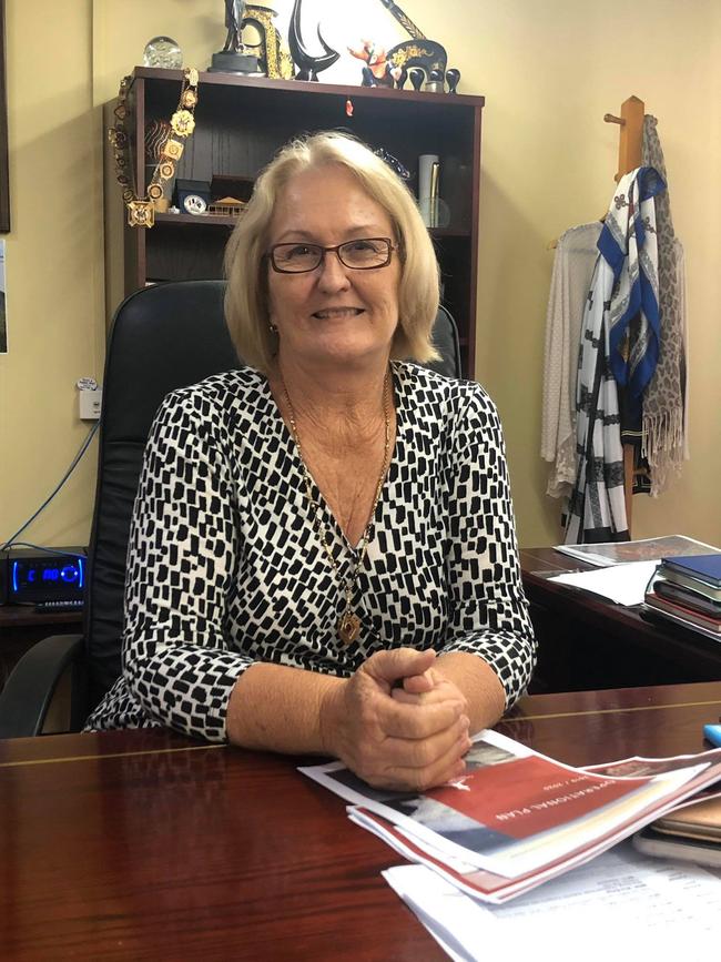 Mayor Liz Schmidt.