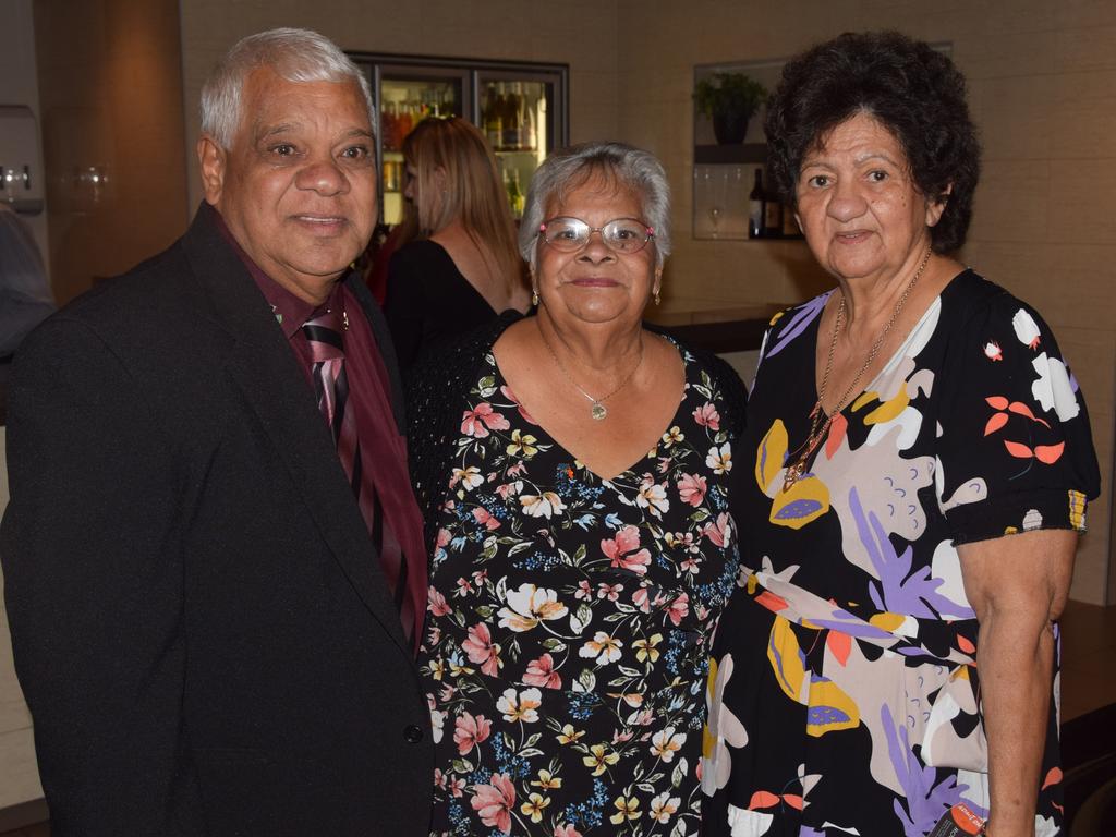 Rockhampton NAIDOC Ball 2021: James White, Priscilla Iles and Elaine Williams