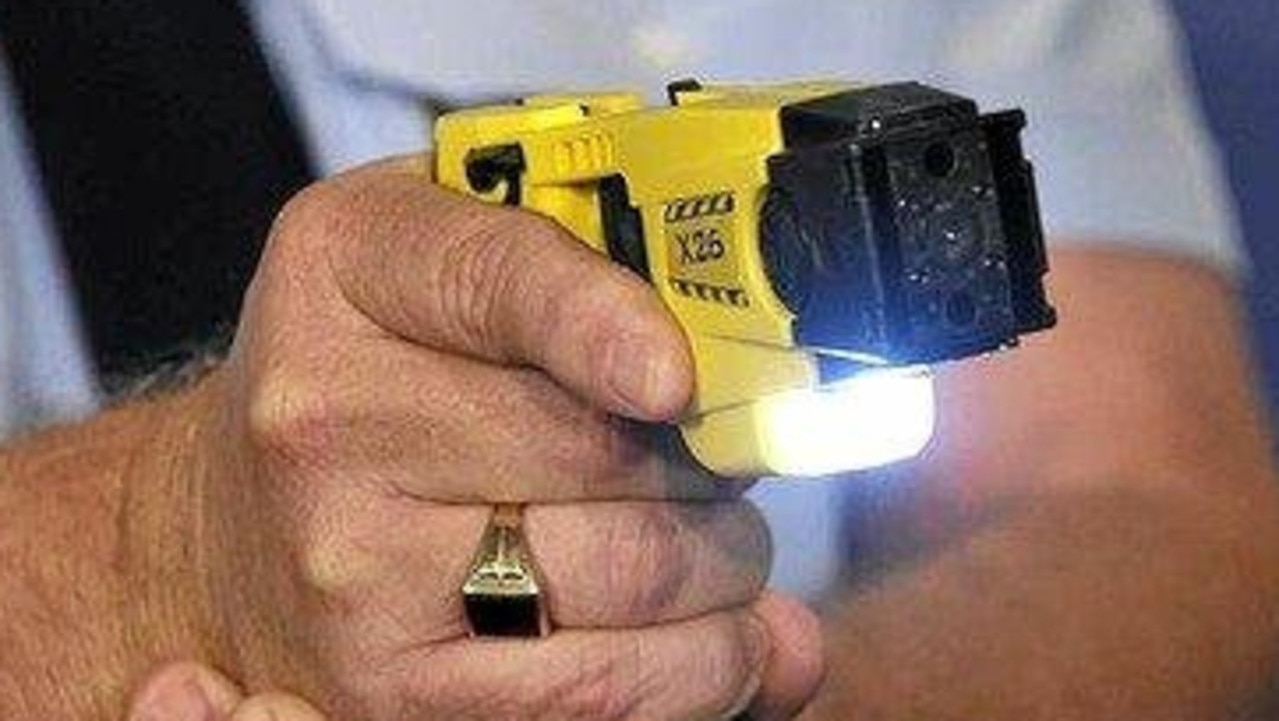 Police tasered a Mackay teen after he turned on an officer while running naked on Sydney Street in a drug-fuelled frenzy.