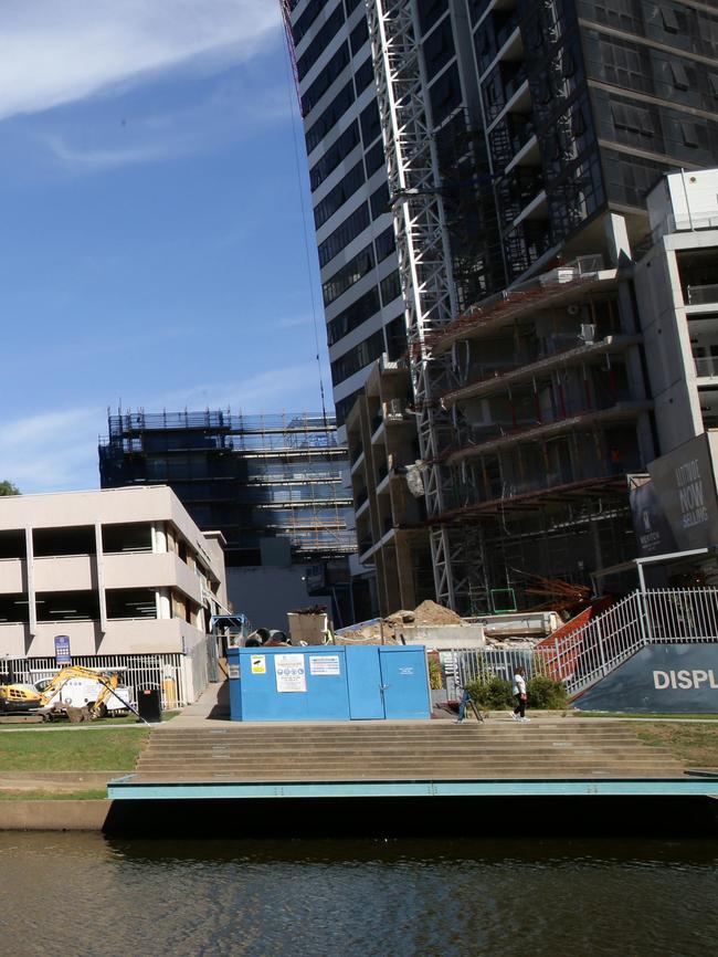 The preferred location for Parramatta’s new Powerhouse Museum. Picture: Jonathan Ng