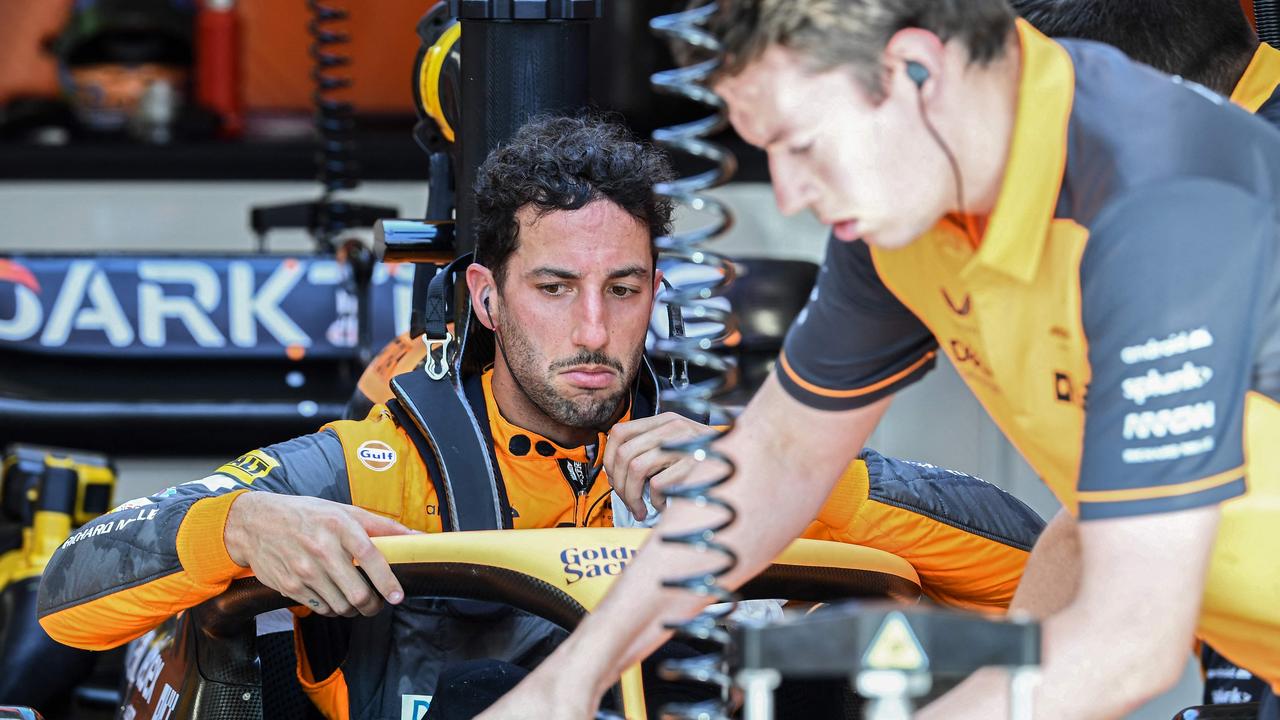 McLaren driver Daniel Ricciardo. Photo by FERENC ISZA / AFP