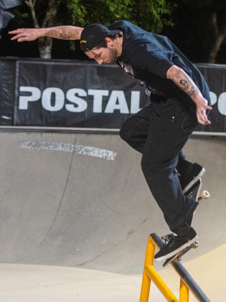 Jesse Brodbeck at Rumble On The Reef Sugar Bowl Skatepark Saturday 23 September 2023 Picture:Michaela Harlow