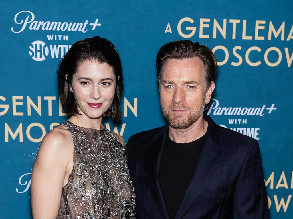 Mary Elizabeth Winstead and her husband Ewan McGregor . (Photo by Gotham/WireImage)