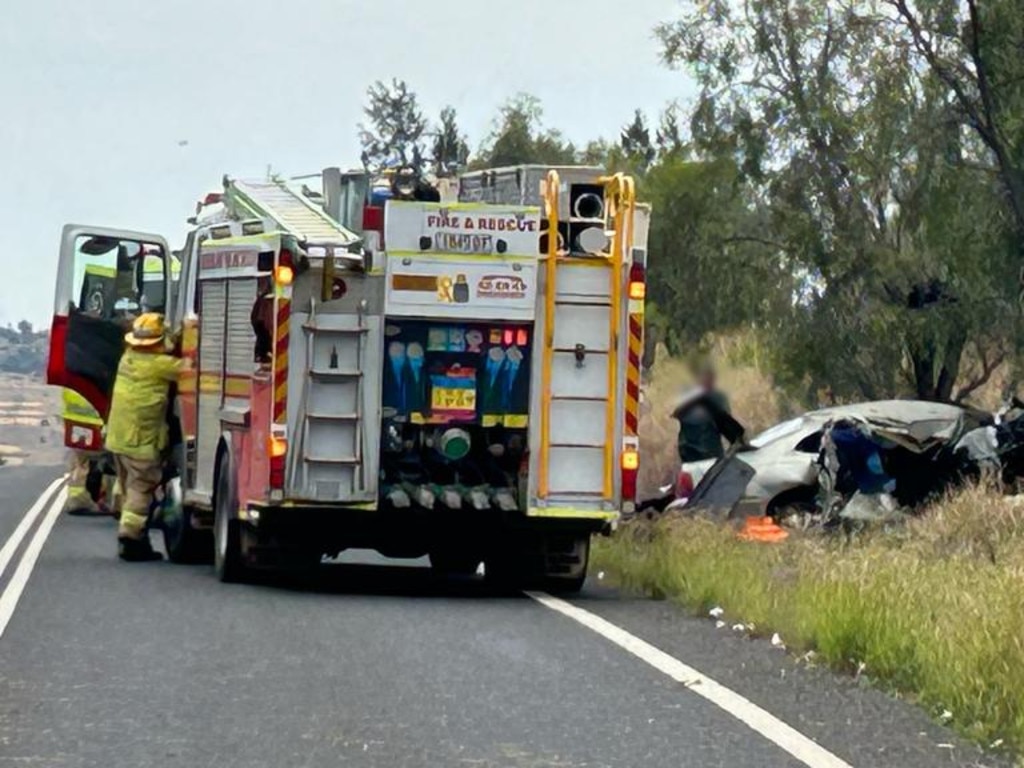 The Toowoomba-based LifeFlight Surat Gas Aeromedical Service helicopter crew flew a man to Royal Brisbane and Women's Hospital after he was injured in a car crash on September 26, 2024. Photo: LifeFlight.