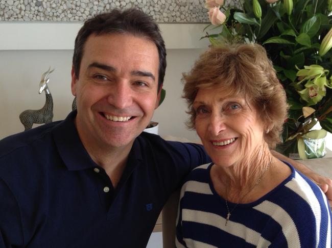 Steven Marshall with his mother Barbara.