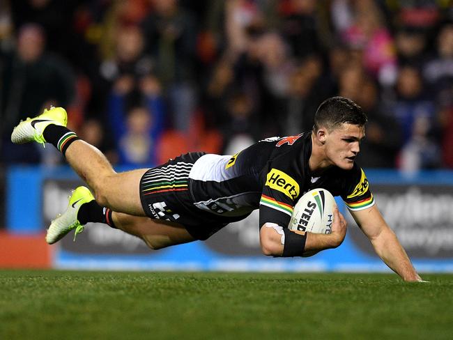 Nathan Cleary during the crucial win over the North Queensland. Picture: AAP