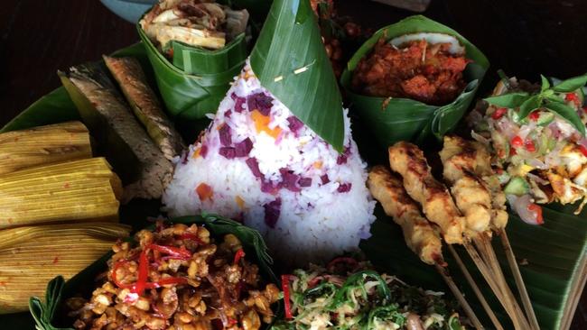 The signature set menu at Bali Asli.