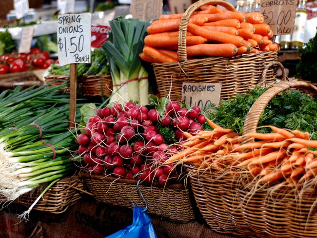 Shop around and by what’s in season to save on fruit and vegies, the experts say. Picture: News Corp Australia