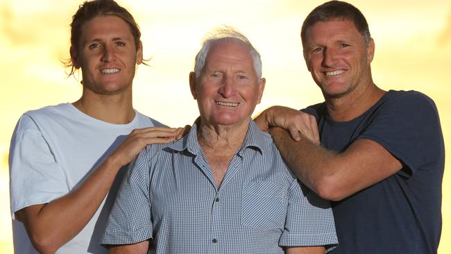 TJ, Ron and Trevor Hendy. Picture Glenn hampson