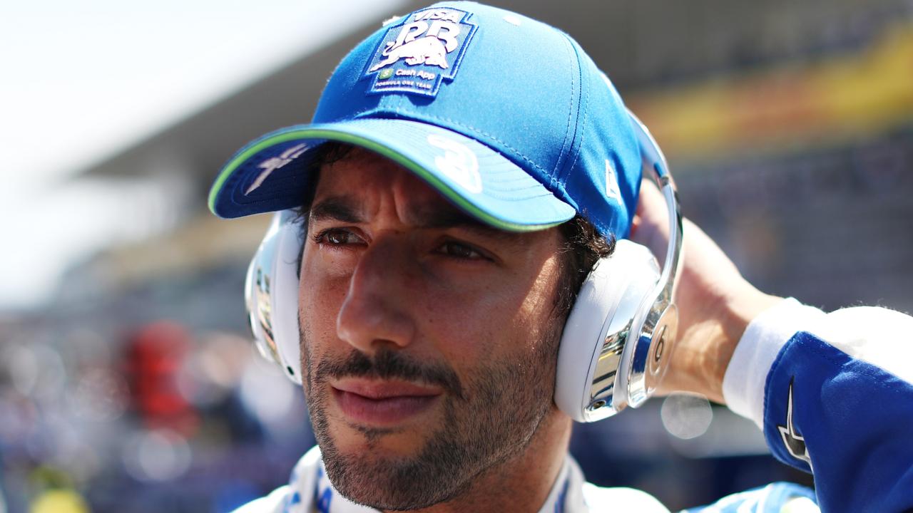 Daniel Ricciardo of Australia and Visa Cash App RB prepares to drive on the grid prior to the F1 Grand Prix of Japan at Suzuka International Racing Course on April 07, 2024 in Suzuka, Japan. (Photo by Peter Fox/Getty Images)