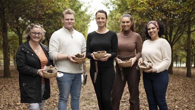 MasterChef top five Julie Goodwin, Daniel Lamble, Billie Mckay, Sarah Todd and Keyma Vasquez Montero.