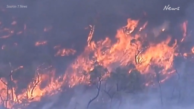 Keilira fire seen from above (7 News)