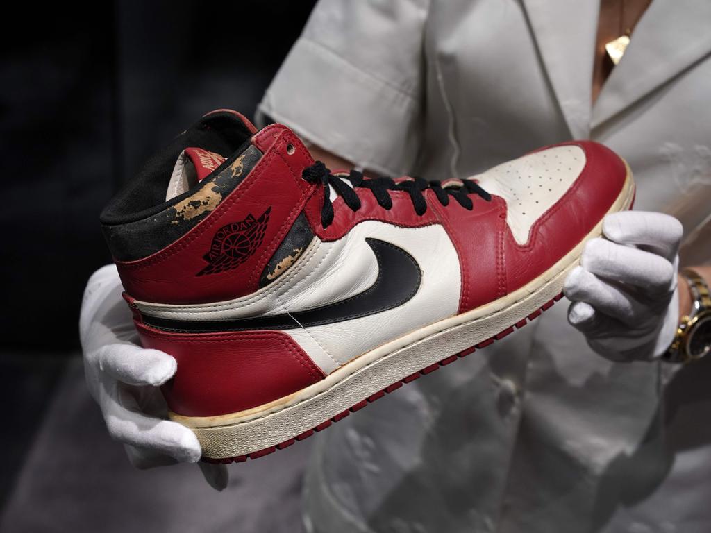 Rare pair of Air Jordan 1s signed by NBA legend Michael Jordan and never  worn up for sale on  for $1million