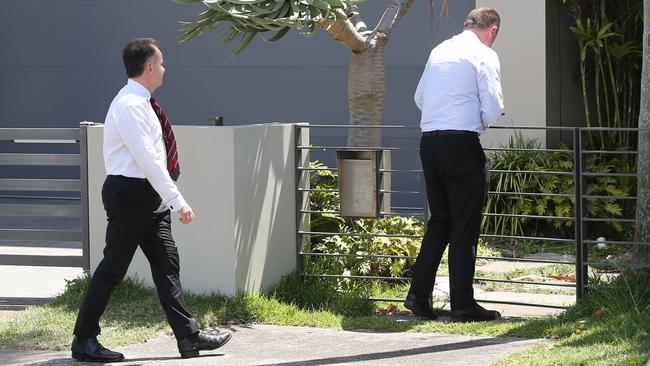 Detectives reinterviewed Anthony Koletti at the Dover Heights home on Thursday. Picture: Richard Dobson