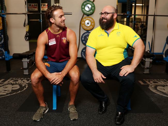 Damon Kelly (right) is set to be named in his fourth Commonwealth Games. Picture: Peter Wallis