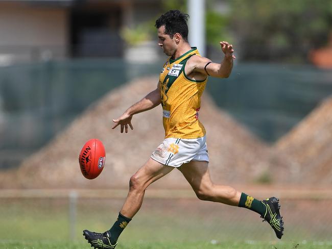 Nathaniel Paredes had a big say in the Saints’ first semi-final win over Wanderers. Picture: Felicity Elliott AFLNT Media