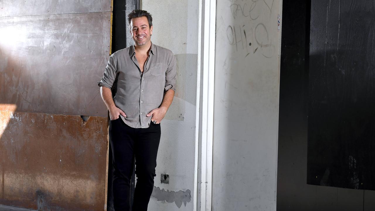 Restaurateur Simon Gloftis outside the old Chow House site where his new restaurant Sunshine will open on James St. Picture: John Gass