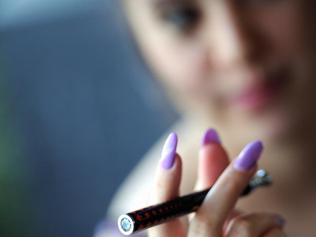 E-cigarettes containing nicotine are illegal. Photo: Robyne Cuerel.