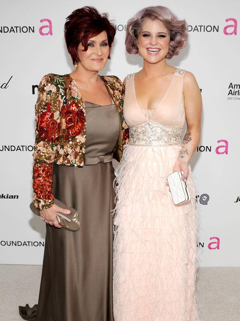 Sharon and Kelly on a 2010 red carpet. Picture: Larry Busacca/Getty