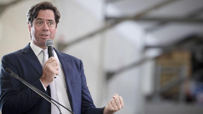 AFL CEO Gillon McLachlan during the TICT luncheon at Hobart. Picture Chris Kidd