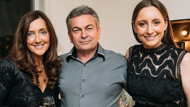 Karen Ristevski, with husband Borce Ristevski and daughter Sarah.