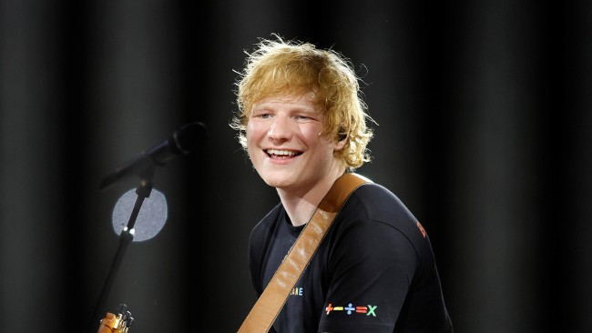 Ed Sheeran travelled to Byron Bay with his wife and kids after performing three shows at Suncorp stadium in Brisbane. Picture: NCA Newswire/Josh Woning