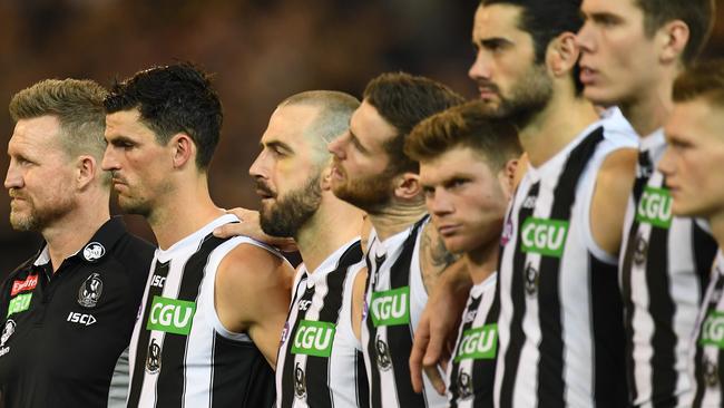 Collingwood isn’t living up to its side-by-side motto. Picture: AAP