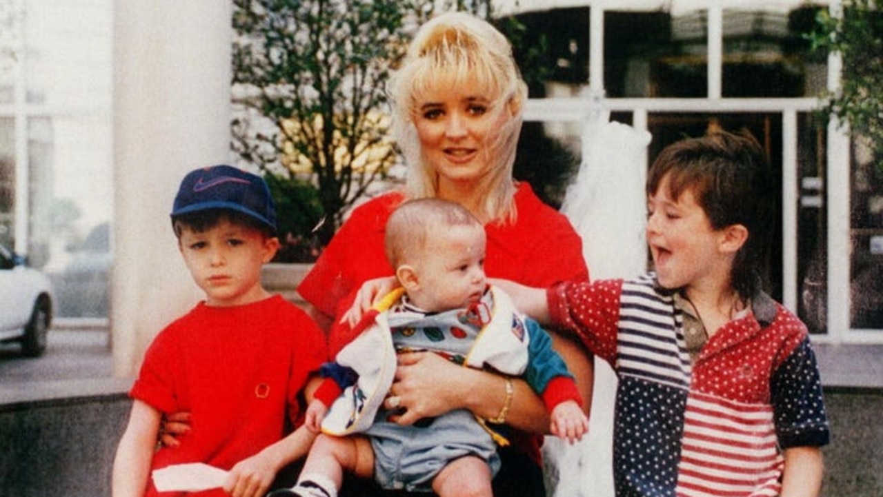 Darlie Routier with her sons Damon, Drake and Devon more than 22 years ago.