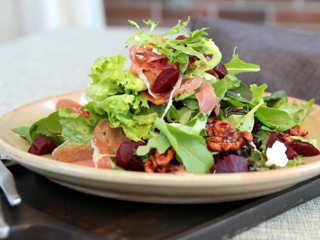 Longueville Hotel’s proscuttio salad. Picture: Supplied