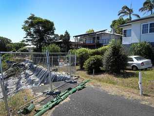 LANDSLIP FUNDING: Lismore City Council has voted to ask the Federal Government for an extra $10 million to fix up the contaminated soil at Beardow Street in North Lismore after a landslide due to heavy rain. Picture: Marc Stapelberg