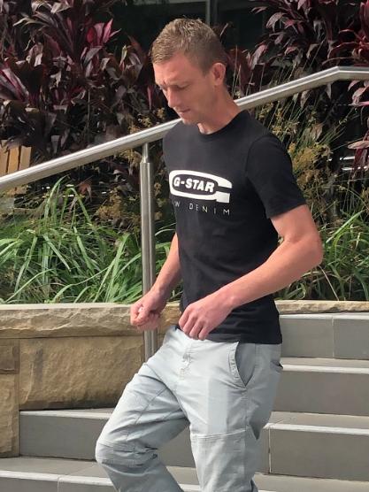 James Paul Hall, charged after a police raid at a home in Merewether allegedly uncovered a large quantity of property believed to be stolen. Pic Amy Ziniak