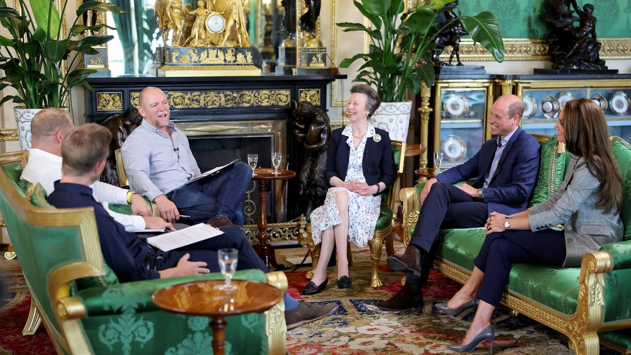 Prince William and wife Kate appeared on a special episode of The Good, The Bad and The Rugby podcast with cousin-in-law Mike Tindall in September. Picture: Chris Jackson/Getty Images for Kensington Palace