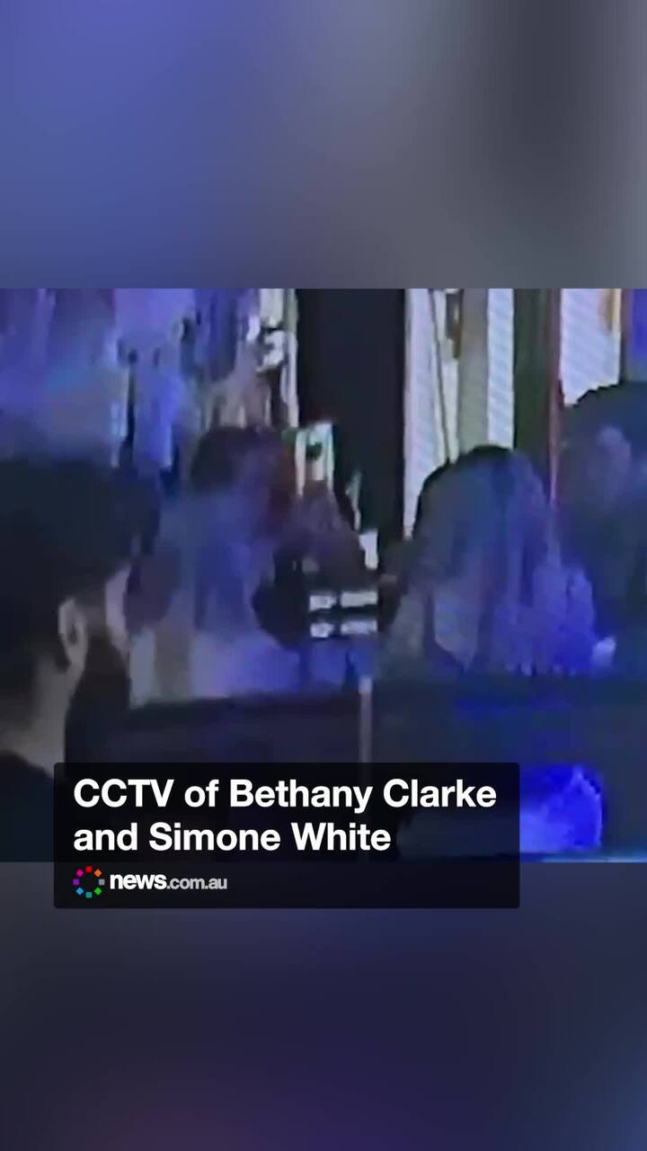 CCTV of Bethany Clarke and Simone White