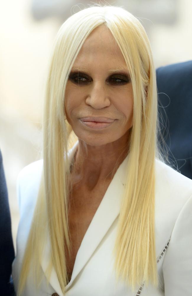 Donatella Versace attends the Anna Wintour Costume Center Grand Opening.