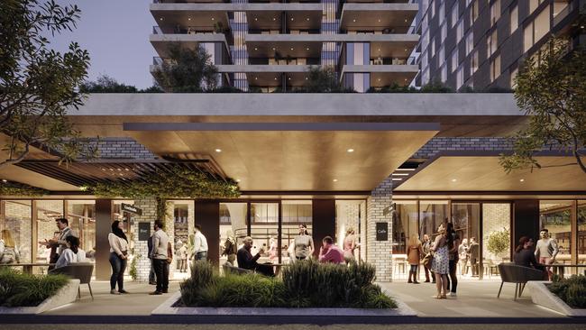 Architect's render of the development at 88 O’Connell St, North Adelaide. Picture: Commercial &amp; General / Woods Bagot